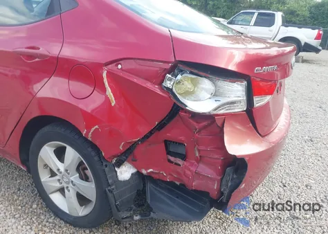 2013 Hyundai Elantra Gls from USA, damaged, VIN KMHDH4AE2DU947739